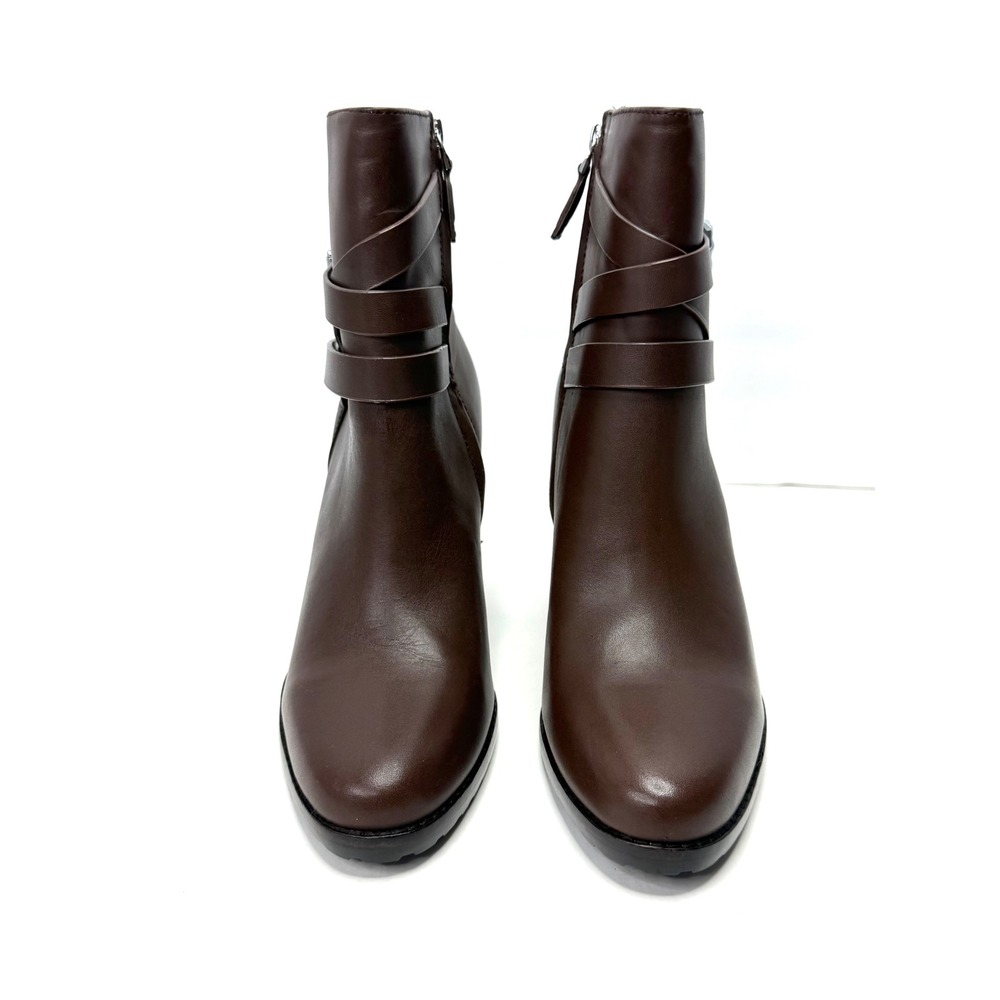 Lauren Ralph Lauren Women's Collins Dress Booties Brown Size 10B NWT/BOX